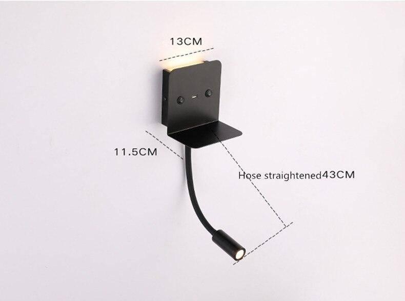 Liseuse à LED avec spot orientable - vue 8 sur 8