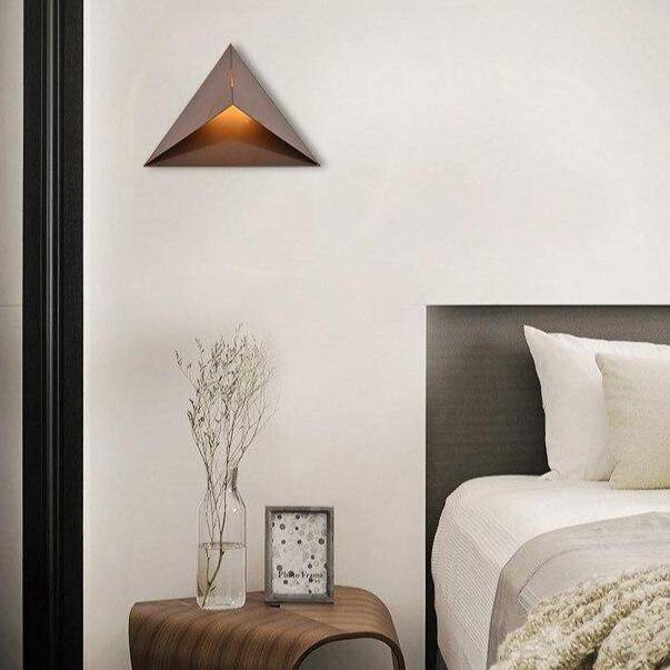 wall lamp modern square and triangle wall mural Aisle