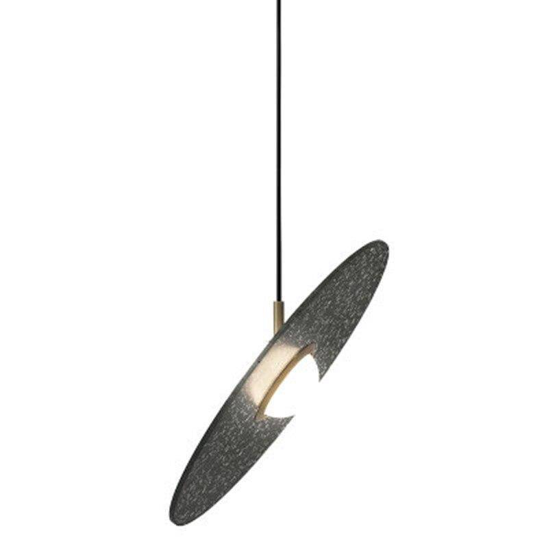 Suspension design disque style terrazzo Satellite