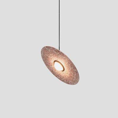 Suspension design disque style terrazzo Satellite