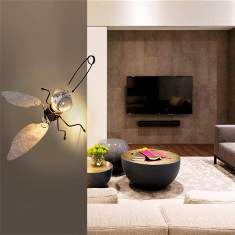 Applique murale LED en forme de mouche - vue 3 sur 3