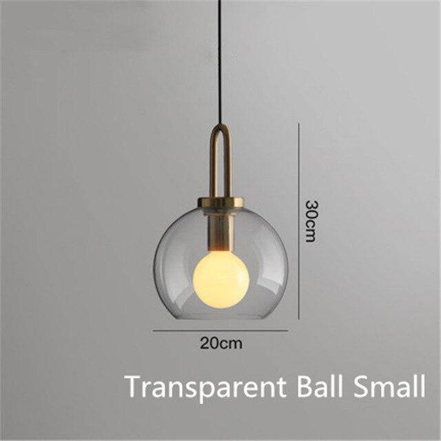 Lámpara de suspensión design vidrio en varias formas Loft
