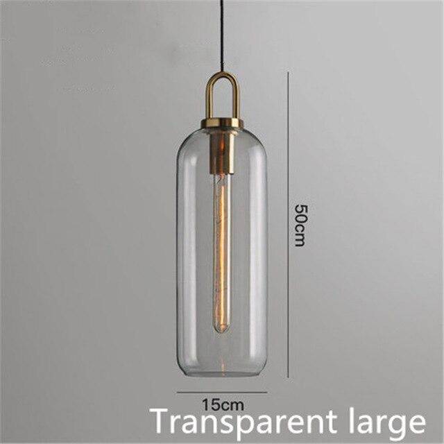 Suspension design en verre de plusieurs formes Loft