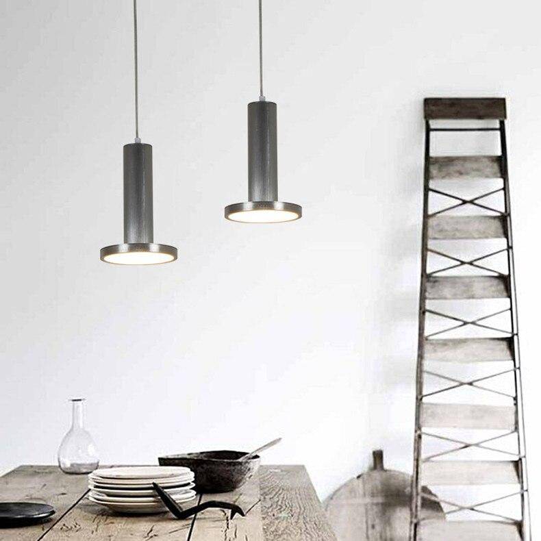 pendant light design in tube and disc Originality