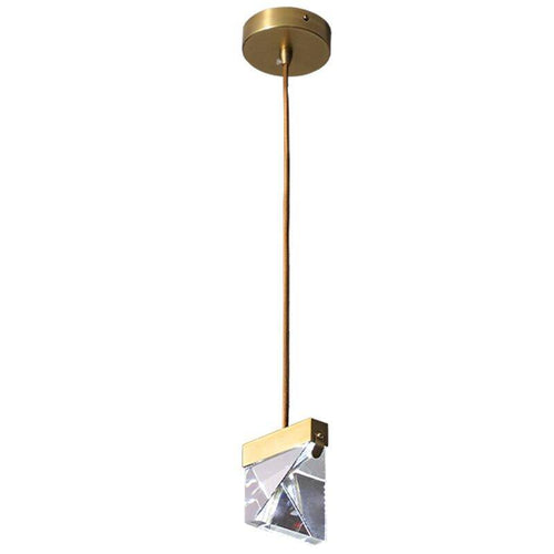 Suspension design LED en verre cristal Full - vue 2 sur 4