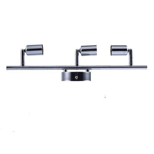 Plafonnier à spots LEDs ajustable chromé Home