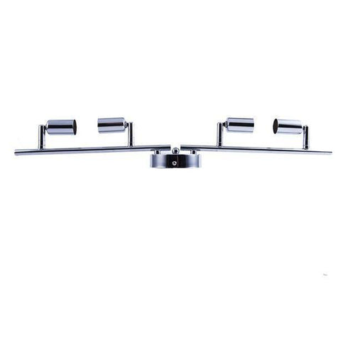 Plafonnier à spots LEDs ajustable chromé Home