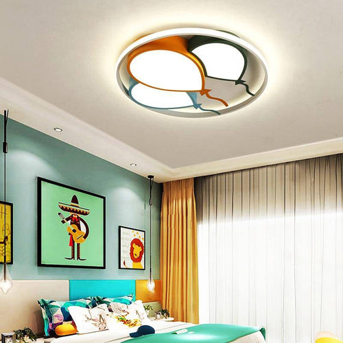 Lámpara de techo LED infantil con globos de colores Dreaming