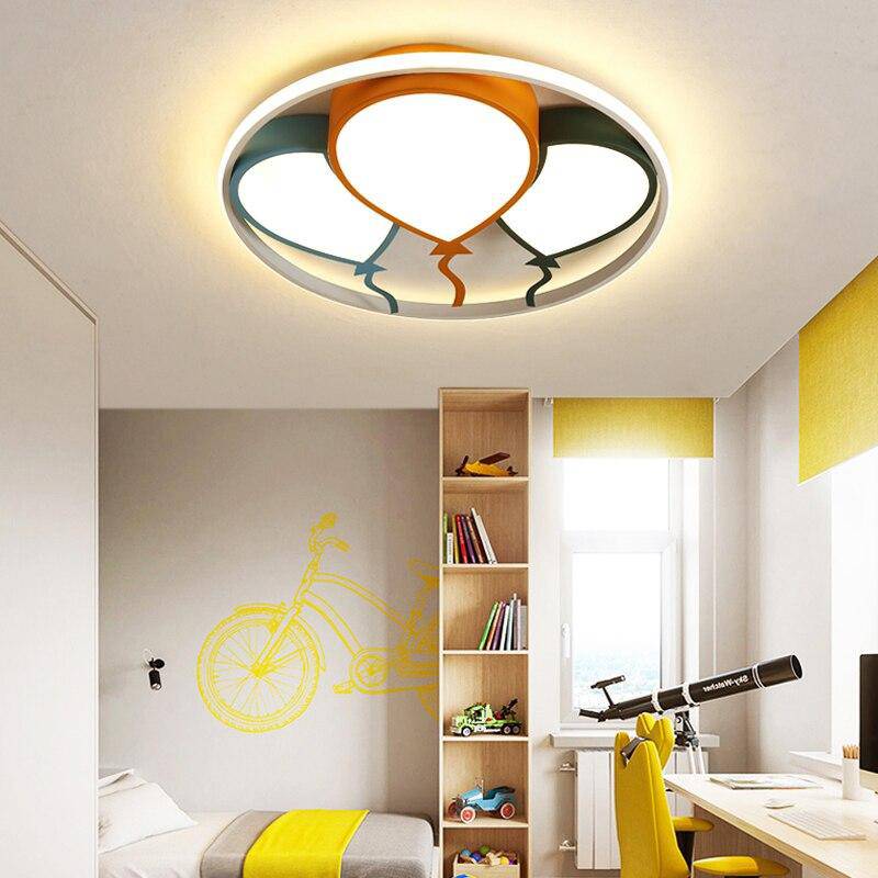 Lámpara de techo LED infantil con globos de colores Dreaming
