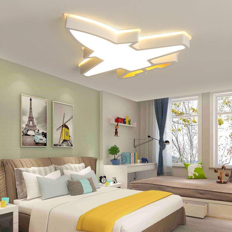 Children's LED ceiling light in the shape of a Dreaming plane