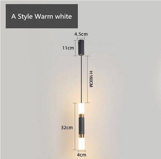 Lámpara de suspensión design LED cilíndrico de acero Mosko