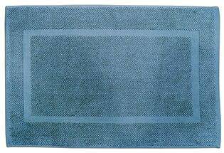 Tapis de bain rectangle en coton coloré Pim