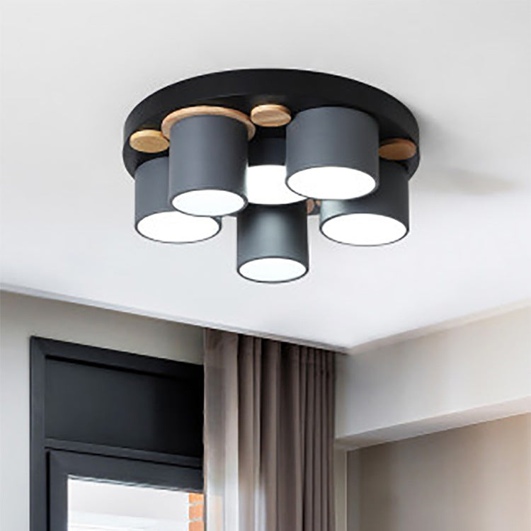 Plafonnier design LED avec plusieurs tubes colorés Orion