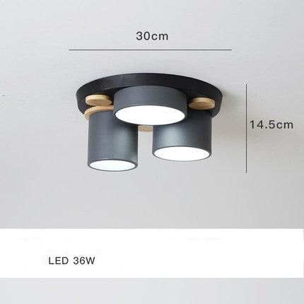 Plafonnier design LED avec plusieurs tubes colorés Orion
