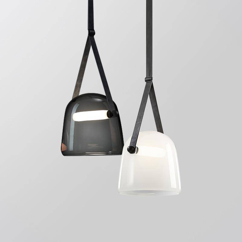 Lámparas de suspensión design LED de metal con pantalla redondeada Hang