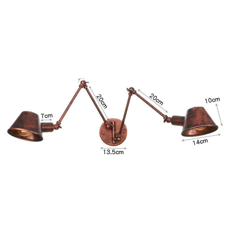 wall lamp Retro copper LED wall light industrial style