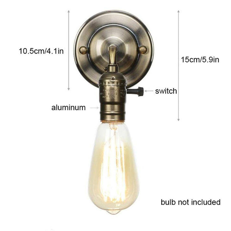 wall lamp industrial LED wall light bulb style
