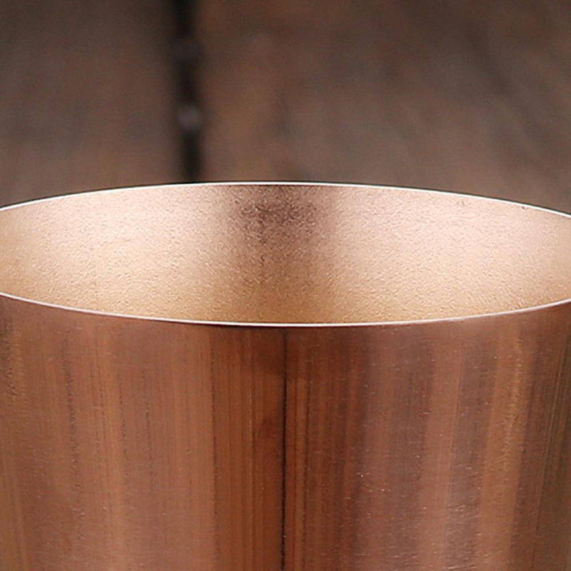 Vase design chromé gold Steel