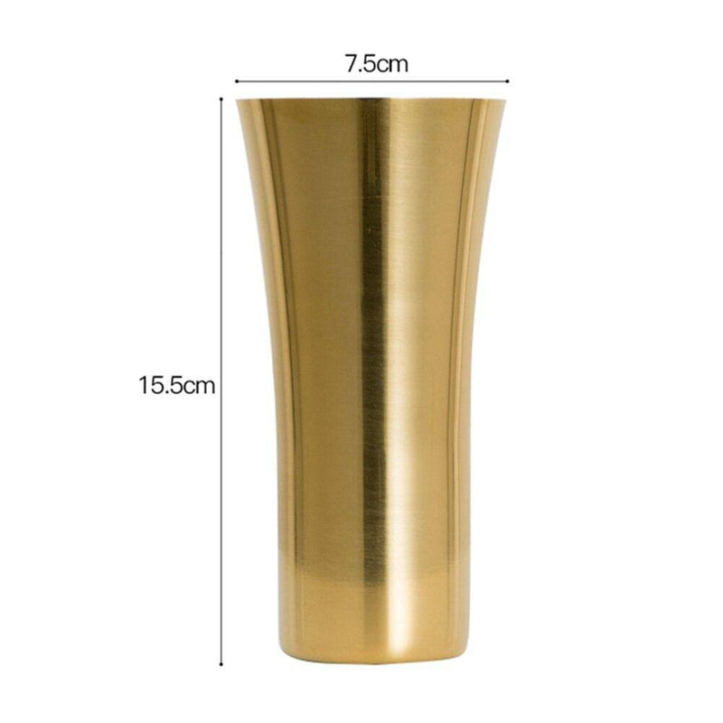 Design vase gold steel