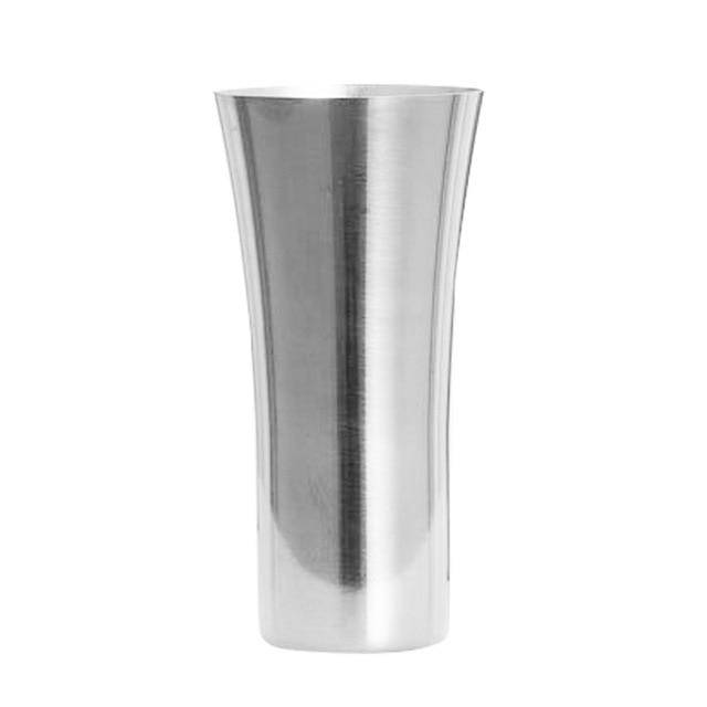 Vase design chromé gold Steel
