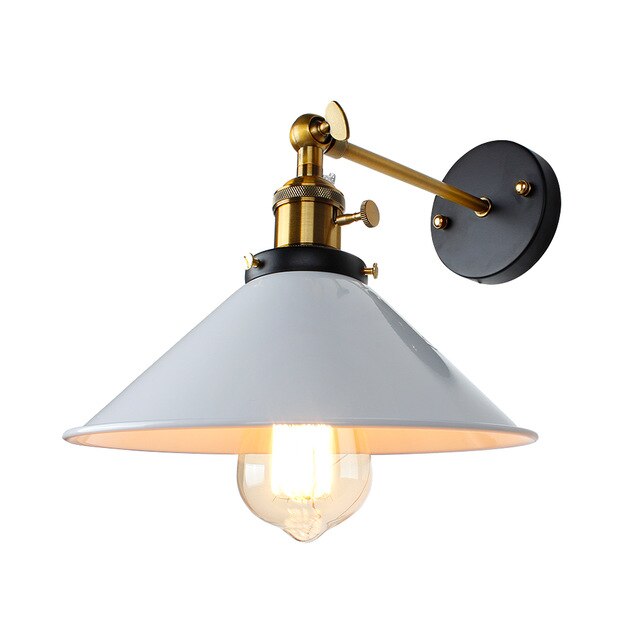 wall lamp vintage wall with lampshade conical Brenty