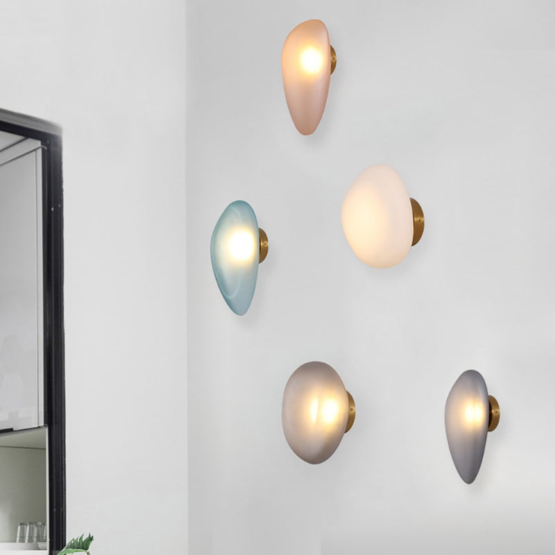 wall lamp LED wall design in the shape of a coloured stone Manar