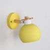 Applique murale moderne boule en métal Macaroon
