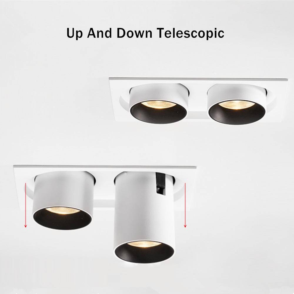 Spot multi LED rond orientable Light - vue 7 sur 9