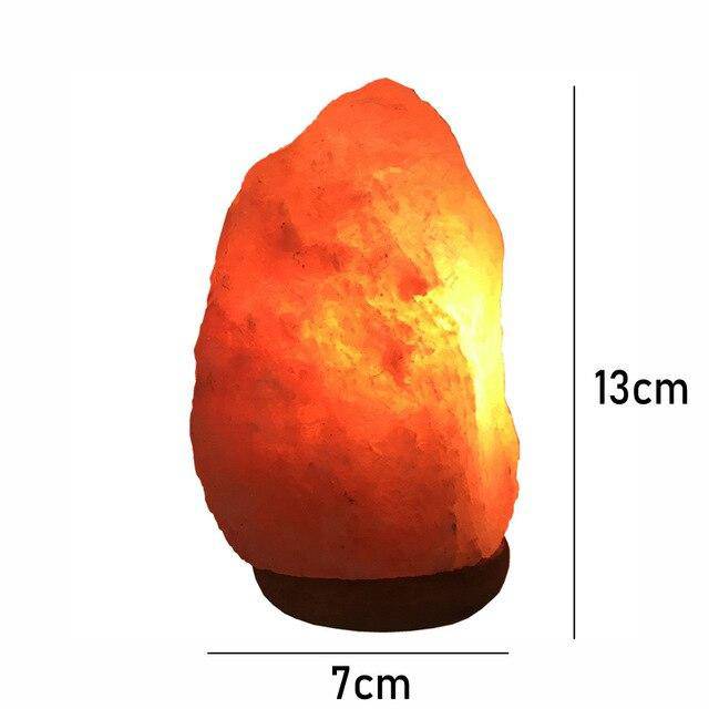 Himalayan salt stone LED table lamp