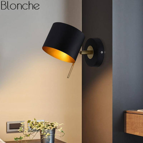 wall lamp Sconce metal cylindrical LED design wall lamp