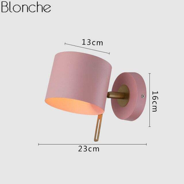 wall lamp Sconce metal cylindrical LED design wall lamp