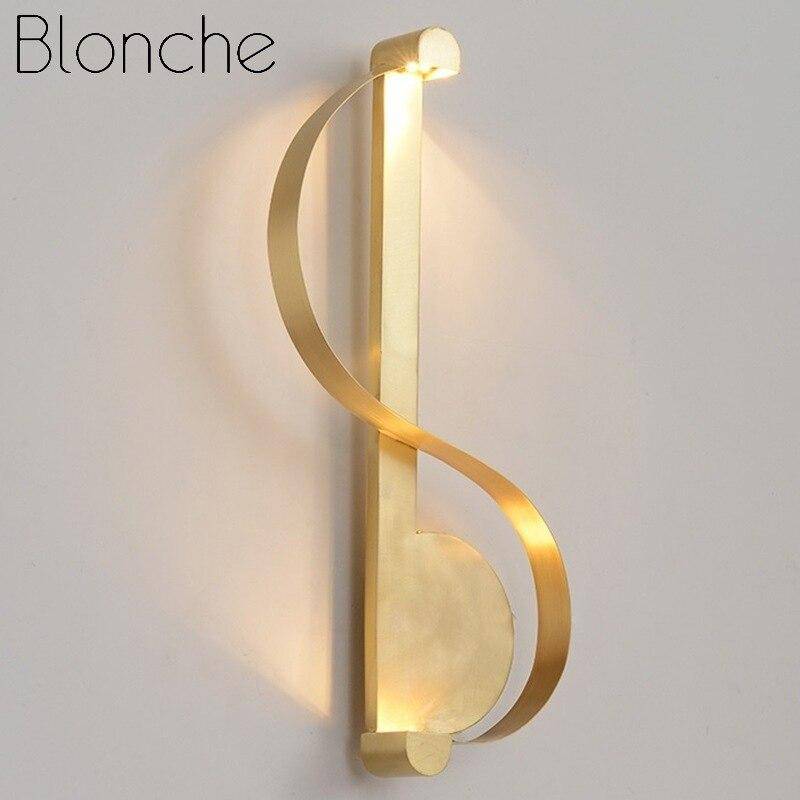 Aplique design LED oro estilo Moma