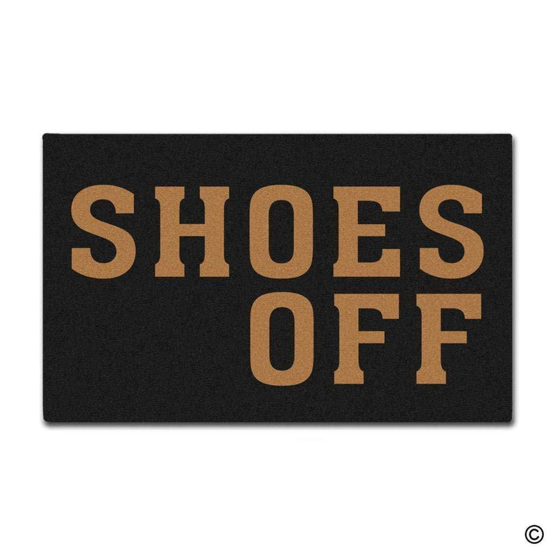 Paillasson rectangle shoes off Doormat