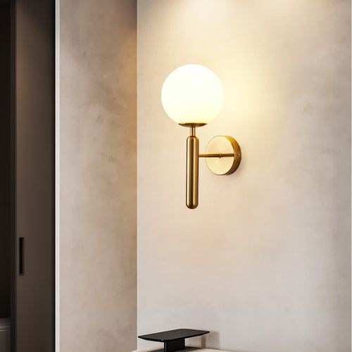 Applique murale moderne LED avec globe en verre Haizea - vue 5 sur 11