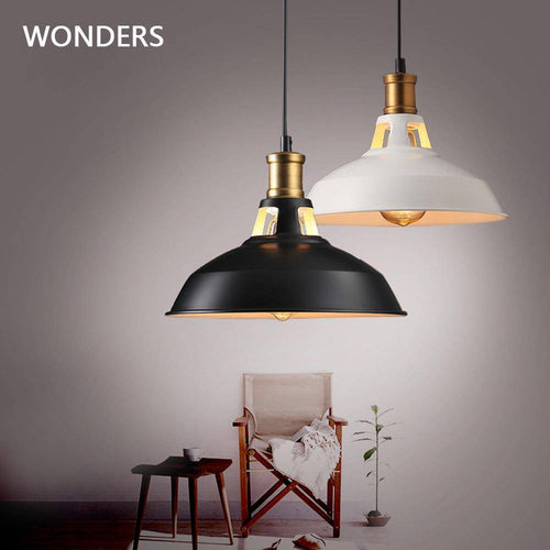 Suspension design industriel Colgante (noir ou blanc)