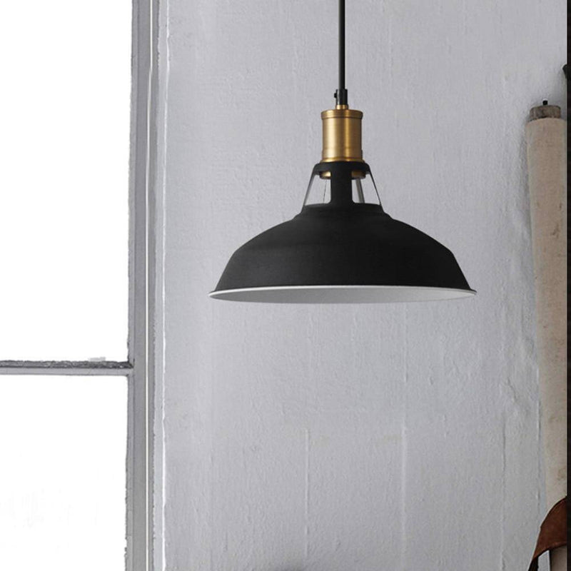 pendant light Colgante industrial design (black or white)