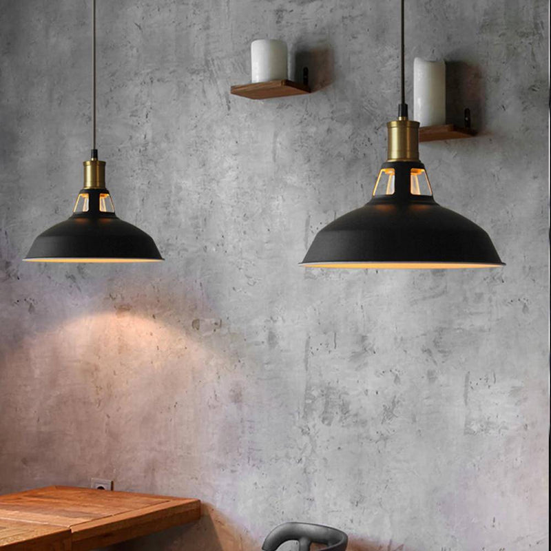 pendant light Colgante industrial design (black or white)