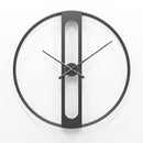 Horloge murale design rond en métal rétro 50cm Garden