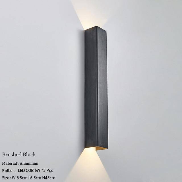 wall lamp LED wall design in coloured metal Loft