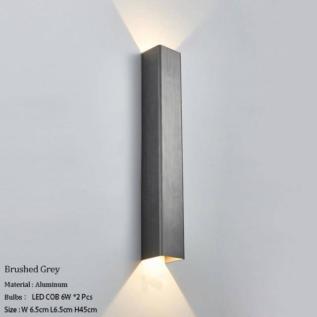 wall lamp LED wall design in coloured metal Loft