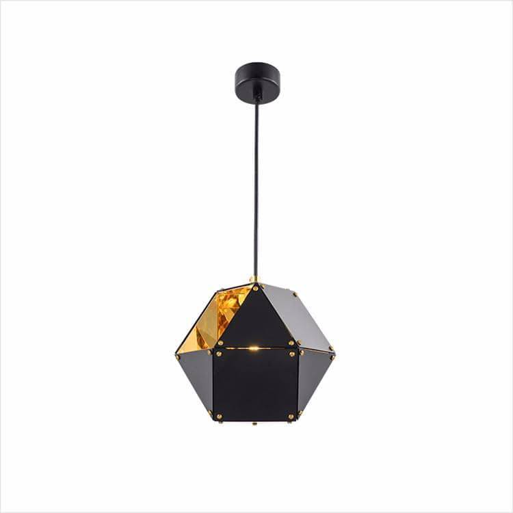 Lámpara de suspensión design Galería metálica estilo geométrico LED