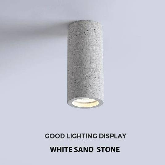 Spotlight modern LED round cement industrial style