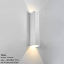 Applique murale design à LED en métal allongé coloré Loft