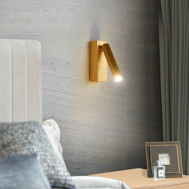 Lámpara de pared design en metal con cilindro estilo Hotel