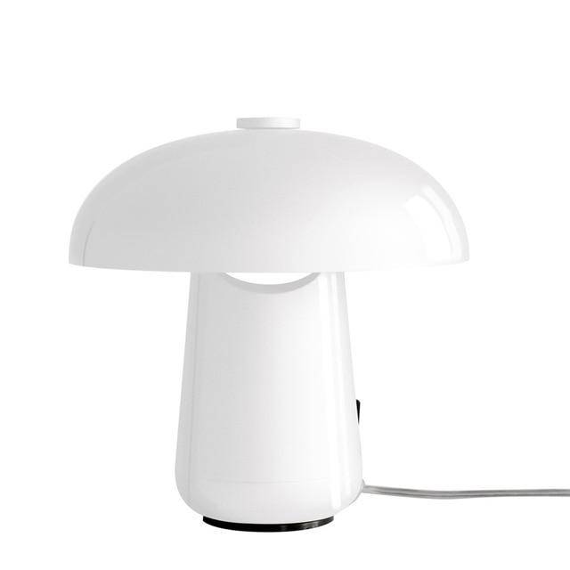 Metal LED table lamp mushroom style