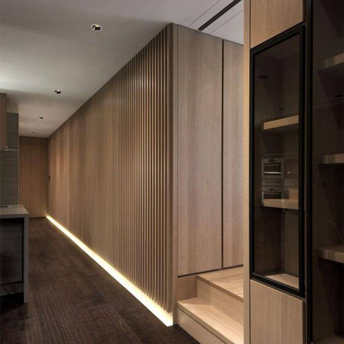 Spot design encastré LED en aluminium effet cuivré - vue 5 sur 4
