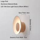Applique murale design à LED avec coupe en métal coloré Loft