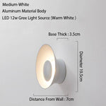 Applique murale design à LED avec coupe en métal coloré Loft