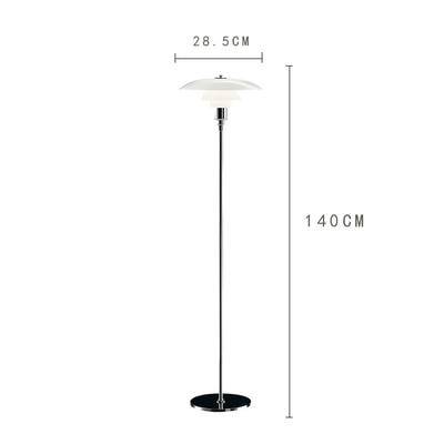 Lampadaire design à LED noir ou chromé Créative