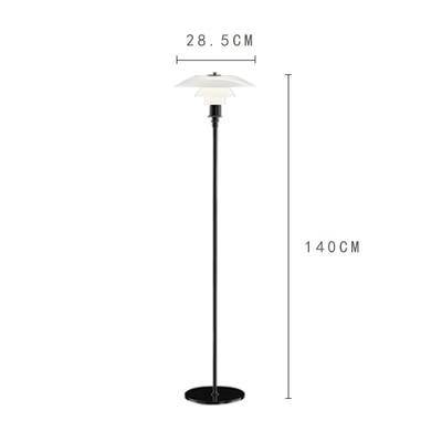 Lampadaire design à LED noir ou chromé Créative - vue 5 sur 9